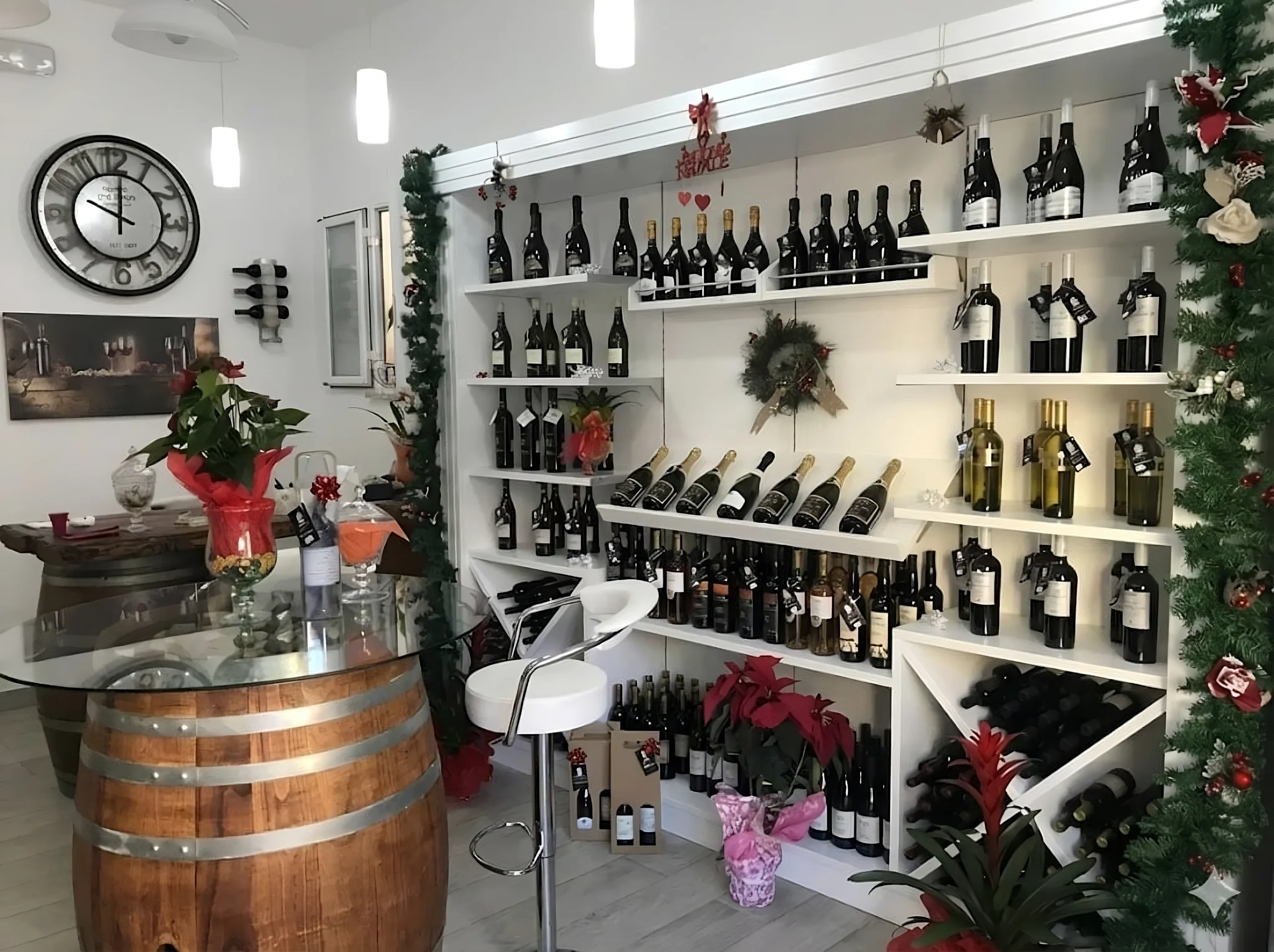Enoteca a Partinico con selezione di vini siciliani artigianali della Cantina Longo